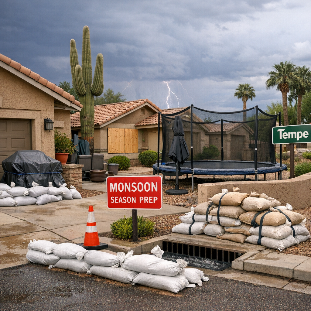 Preparing for Monsoon Season in Tempe: Essential Tips for Residents